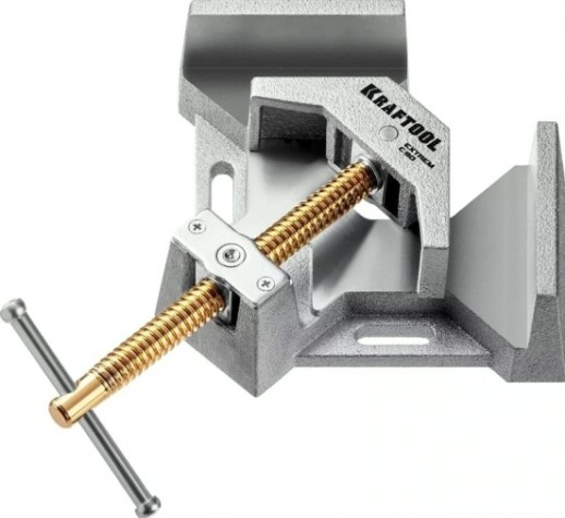 Струбцина для сварки KRAFTOOL EXTREM C90 экстрамощная, стальная угловая [32201]