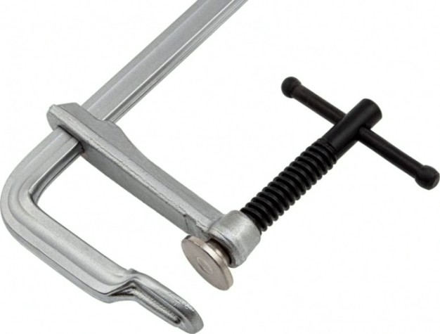 Струбцина F-образная DENZEL 100x400мм, кованая [20471]