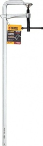 Струбцина F-образная DENZEL 100x600мм, кованая [20472]