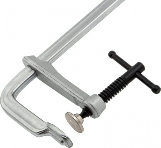 Струбцина F-образная DENZEL 120x300мм, кованая [20477]