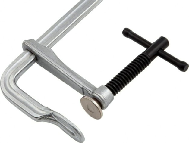 Струбцина F-образная DENZEL 80x150мм, кованая [20464]