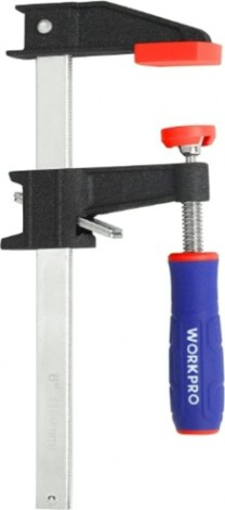 Струбцина F-образная WORKPRO WP232031 300мм быстросъемная для высоких нагрузок