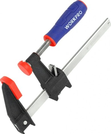 Струбцина F-образная WORKPRO WP232032 450мм быстросъемная для высоких нагрузок