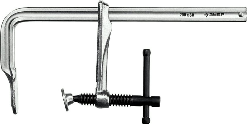 Струбцина F-образная ЗУБР ПРОФЕССИОНАЛ кс-200/80 тип f 200/80 мм, [32157-080-200]