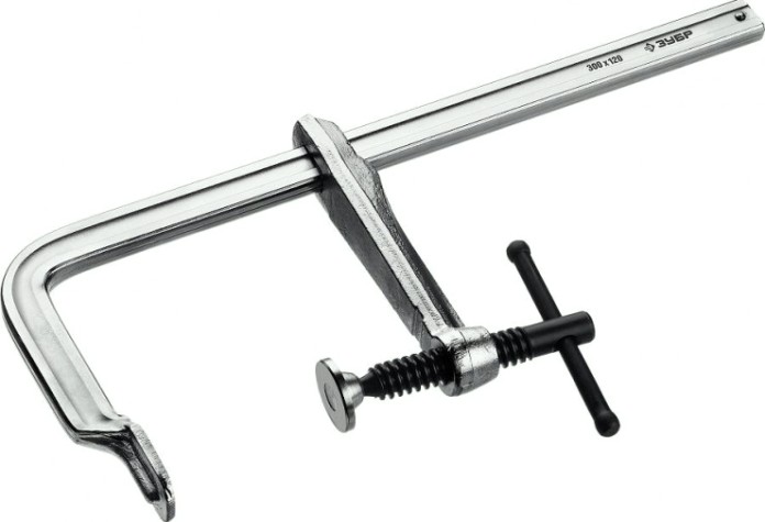 Струбцина F-образная ЗУБР ПРОФЕССИОНАЛ кс-300/120 тип f 300/120 мм, [32157-120-300]