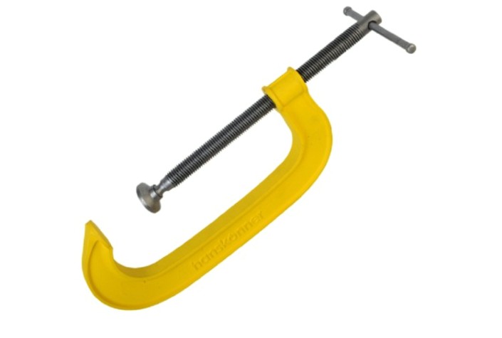 Струбцина G-образная HANSKONNER HK1078-01-200 200 мм / 8'' Струбцина G-образная HANSKONNER HK1078-01-200 200 мм / 8''