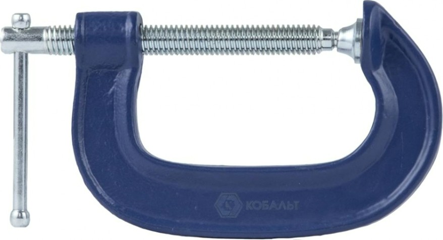 Струбцина G-образная Кобальт 75 мм 244-438 [244-438]