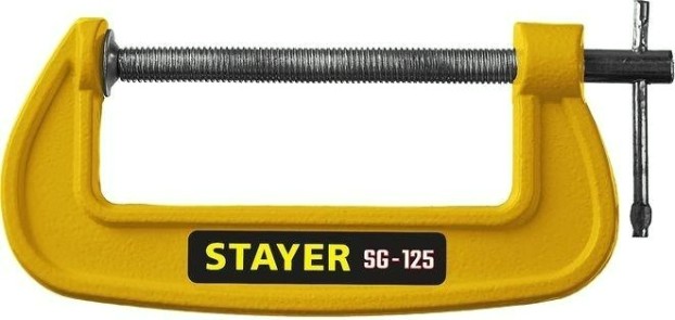 Струбцина G-образная STAYER SG-125 тип g 125 мм, [3215-125_z02]