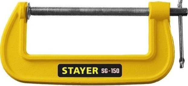Струбцина G-образная STAYER SG-150 тип g 150 мм, [3215-150]