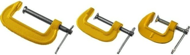 Струбцина G-образная STAYER SG-3 набор тип g 25-50-75 мм, [3212-H3_z03]