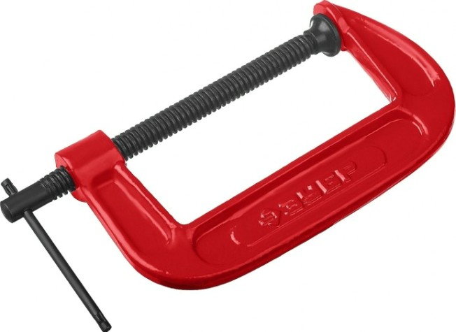 Струбцина G-образная ЗУБР МСС-130 тип G 125 мм, [32244-125]