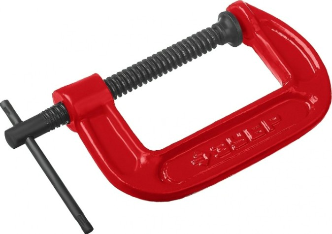 Струбцина G-образная ЗУБР МСС-80 тип G 75 мм, [32244-075]