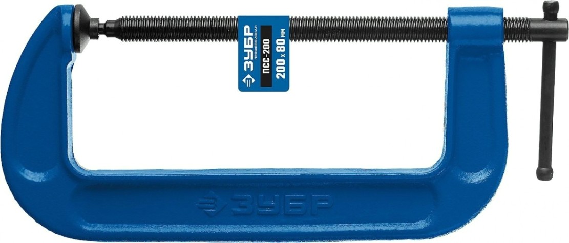 Струбцина G-образная ЗУБР ПСС-200 тип G 200 мм, [32245-200_z02]