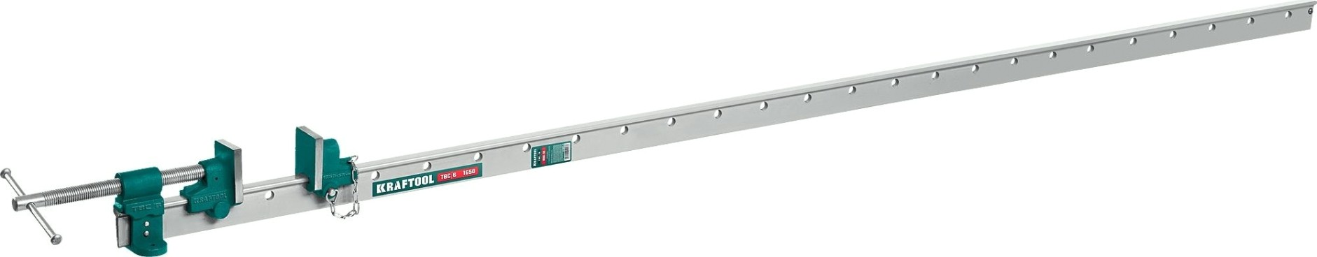 Струбцина KRAFTOOL 32303-6 с т-образным профилем (вайма) tbc/6 1650/55 мм Струбцина KRAFTOOL 32303-6 с т-образным профилем (вайма) tbc/6 1650/55 мм