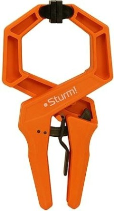 Струбцина прижимная Sturm 1078-09-075 с храповым механизмом, длина 226мм, зев 75мм