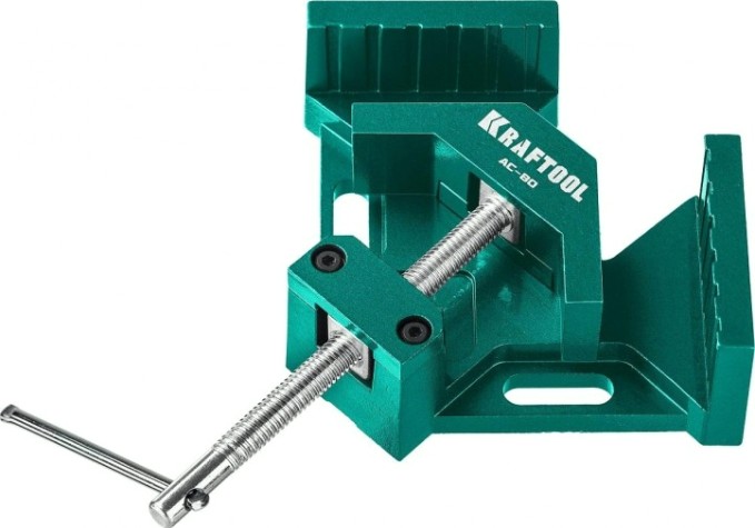 Струбцина угловая KRAFTOOL AC-80 мощная алюминиевая [32202]