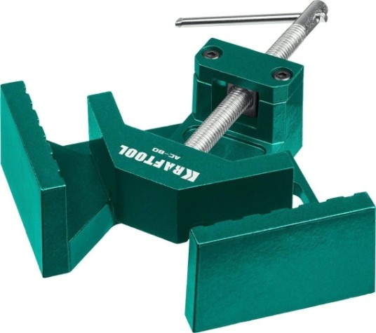 Струбцина угловая KRAFTOOL AC-80 мощная алюминиевая [32202]