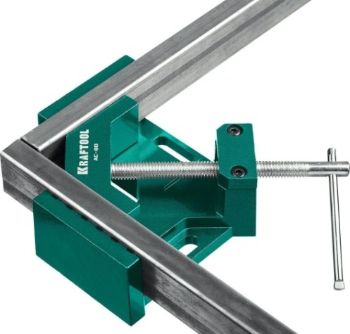 Струбцина угловая KRAFTOOL AC-80 мощная алюминиевая [32202]