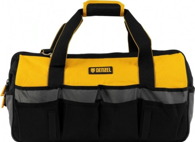 Сумка для инструмента Denzel 90 293 500х245х300 мм, 20 карман.,съемный органайз. 10 ка [90293]