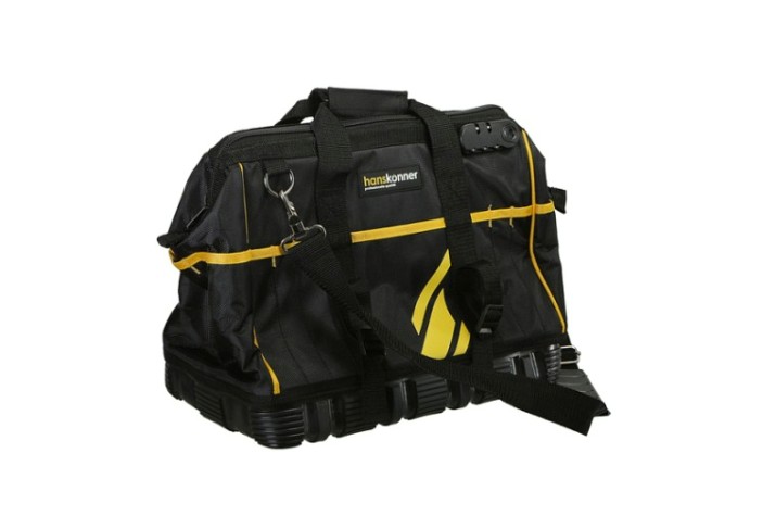 Сумка для инструмента HANSKONNER HKTB0138 кодовый замок, 38 карманов, пластиковое дно, pat. Сумка для инструмента HANSKONNER HKTB0138 кодовый замок, 38 карманов, пластиковое дно, pat.