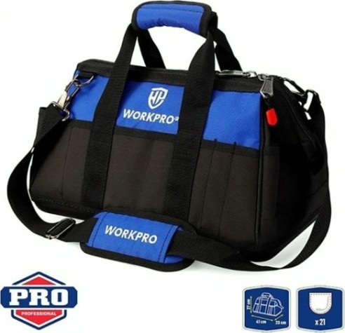 Сумка для инструмента WORKPRO WP281007 16" (400мм) Сумка для инструмента WORKPRO WP281007 16" (400мм)