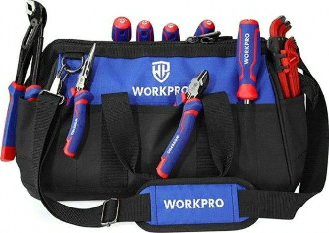 Сумка для инструмента WORKPRO WP281007 16" (400мм) Сумка для инструмента WORKPRO WP281007 16" (400мм)