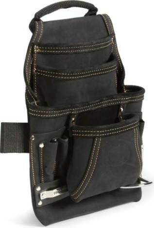 Сумка кожаная поясная КВТ «DEAD BULL» СК-10 [78428]