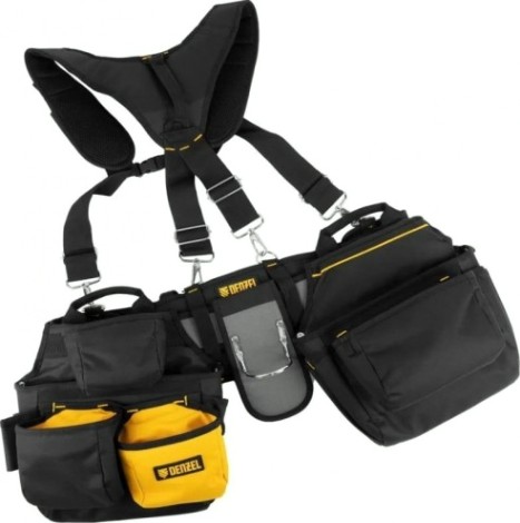 Сумка поясная Denzel 90290 усиленный, с лямками, держатель для молотка