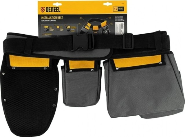 Сумка поясная Denzel 90291 кобура для шуруповерта
