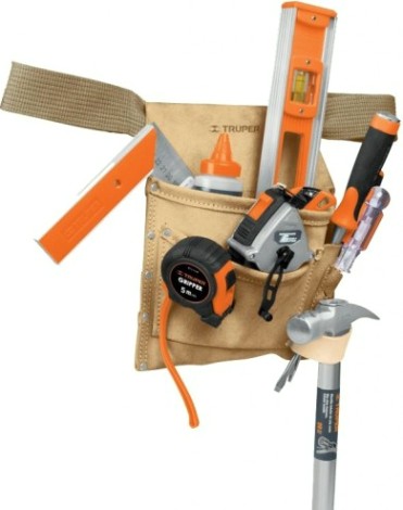 Сумка поясная для инструмента TRUPER POCA-6 из кожи, 6 отделений 11533 [11533]