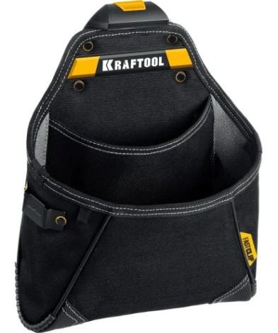 Сумка поясная KRAFTOOL KP-12 с креплением FastClip, 12 карманов, 260х340 мм [38774]