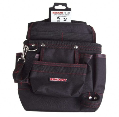 Сумка поясная REXANT 12-5602 с 7 отделениями RE-7
