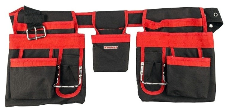 Сумка поясная REXANT 12-5611 двойная RE-15