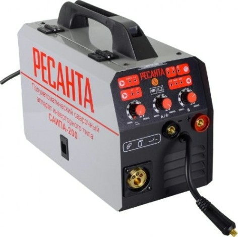 Сварочный аппарат полуавтомат Ресанта САИПА-200 многофункциональный (MIG/MAG, MMA) [65/9]
