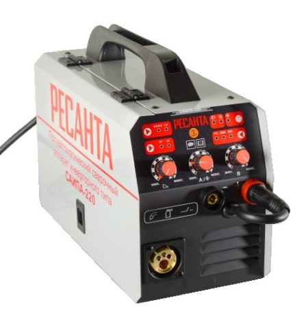 Сварочный аппарат полуавтомат Ресанта САИПА-220 многофункциональный (MIG/MAG, MMA) [65/10]