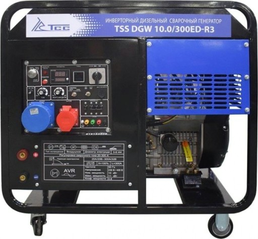Сварочный генератор ТСС DGW 10.0/300ED-R3 инверторный дизельный [026498]