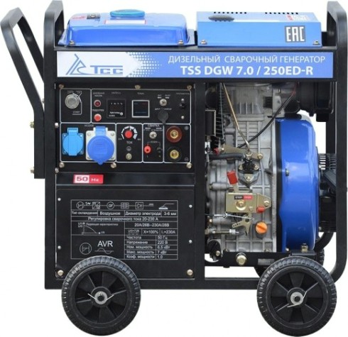 Сварочный генератор ТСС DGW 7.0/250ED-R инверторный дизельный [018692]