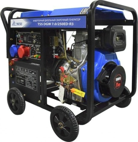 Сварочный генератор ТСС DGW 7.0/250ED-R3 инверторный дизельный [026497]