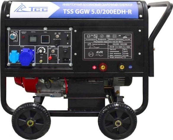 Сварочный генератор ТСС GGW 5.0/200EDH-R инверторный бензиновый (HONDA GX-390) [026119]