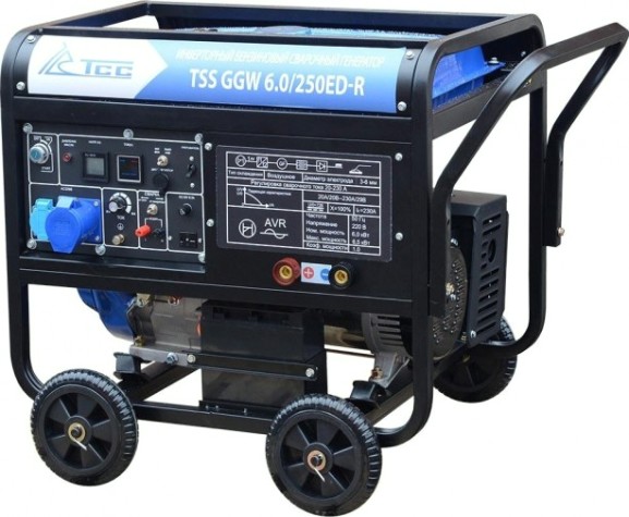 Сварочный генератор ТСС GGW 6.0/250ED-R инверторный бензиновый [022959]