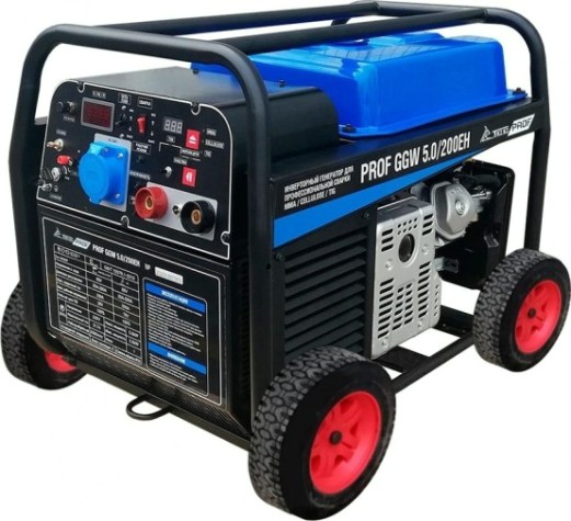 Сварочный генератор ТСС PROF GGW 5.0/200EH (MMA/TIG/CELLULOSE) бензиновый [027657]