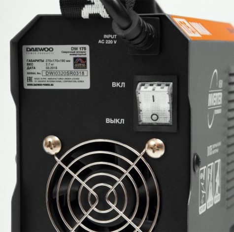 Сварочный инвертор DAEWOO DW 175 Сварочный инвертор DAEWOO DW 175