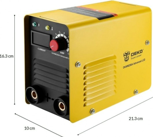 Сварочный инвертор DEKO DKWM200A LCD Advanced [051-4676]