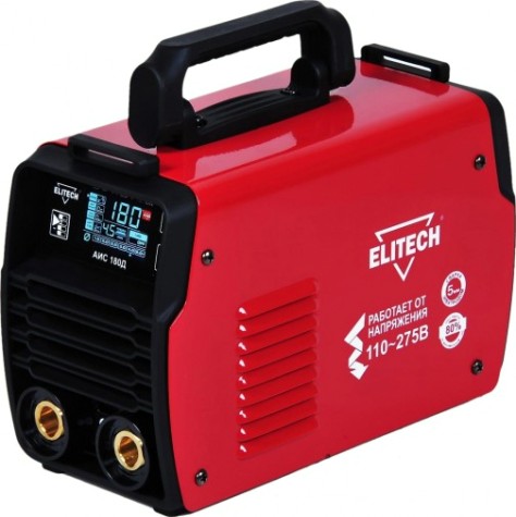 Сварочный инвертор ELITECH АИС 180Д LCD [196351]
