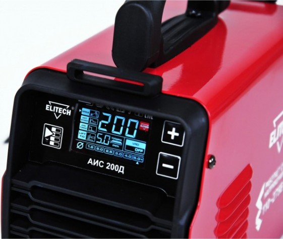 Сварочный инвертор ELITECH АИС 200Д мма [196352]