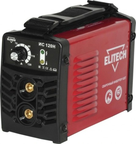 Сварочный инвертор ELITECH ИС 120Н мма [184703]