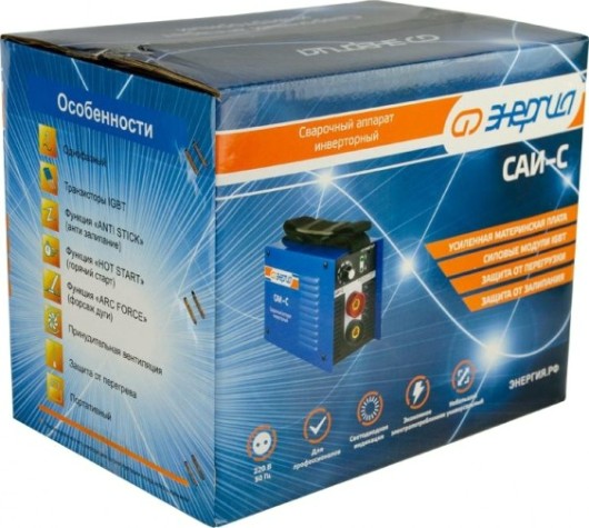 Сварочный инвертор ЭНЕРГИЯ САИ-220С ММА [Е0300-0012]