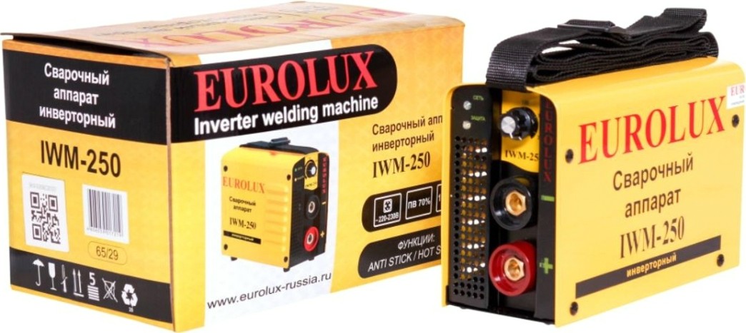 Сварочный инвертор EUROLUX IWM250 [65/29]