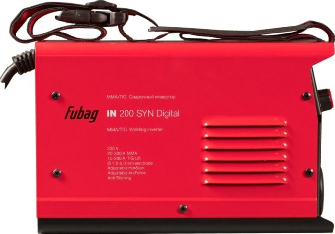 Сварочный инвертор FUBAG IN 200 SYN Digital [41388]