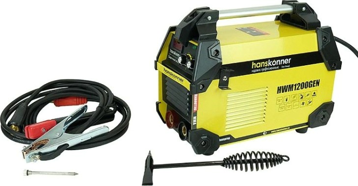 Сварочный инвертор HANSKONNER HWM1200GEN работа от генератора Сварочный инвертор HANSKONNER HWM1200GEN работа от генератора